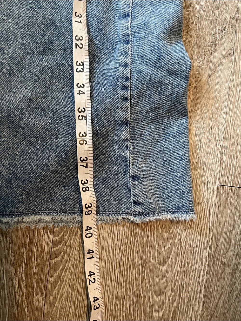 We The Free Come As You Are Denim Maxi Skirt Jean size 6 boho free people - Picture 5 of 7